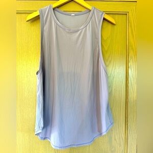Lululemon Mesh Cut Out Back Tank Top Loose Fit